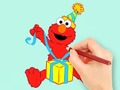 Παιχνίδι Coloring Book: Elmo Gift