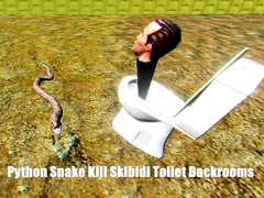 Παιχνίδι Python Snake Kill Skibidi Toilet Backrooms