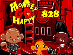Παιχνίδι Monkey Go Happy Stage 828