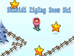 Παιχνίδι Skibidi ZigZag Snow Ski