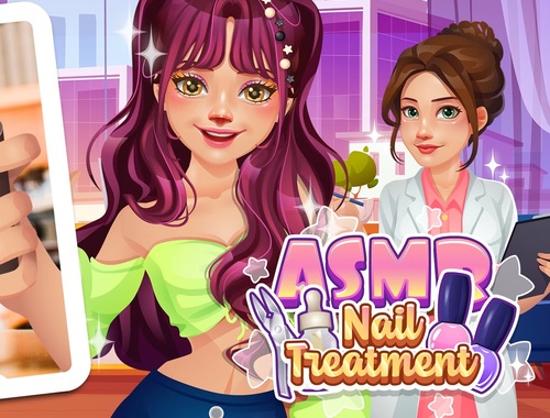 Θεραπεία νυχιών ASMR .