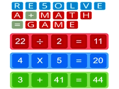 Παιχνίδι RE5OLVE a+math=game