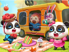 Παιχνίδι Jigsaw Puzzle: Little Panda Picnic