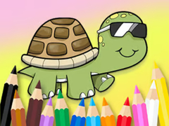 Παιχνίδι Coloring Book: Sunglasses Turtle