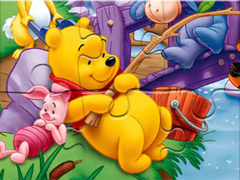 Παιχνίδι Jigsaw Puzzle: Winnie Fishing