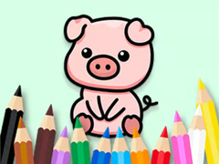 Παιχνίδι Coloring Book: Cute Pig 2