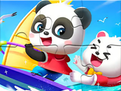 Παιχνίδι Jigsaw Puzzle: Baby Panda Sailing