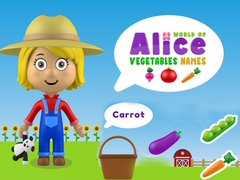 Παιχνίδι World of Alice Vegetables Names