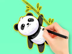 Παιχνίδι Coloring Book: Panda Eat Bamboo