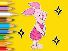 Παιχνίδι Coloring Book: Piglet With Balloon