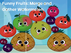 Παιχνίδι Funny fruits: merge and gather watermelon