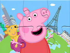 Παιχνίδι Jigsaw Puzzle: Peppa Travel Around