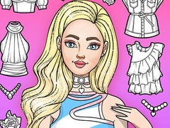 Παιχνίδι Girl Coloring Dress Up Games