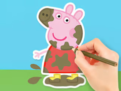 Παιχνίδι Coloring Book: Peppa In The Mud