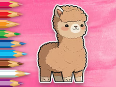 Παιχνίδι Coloring Book: Cute Alpaca