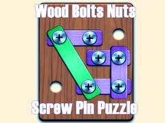 Παιχνίδι Wood Bolts Nuts Screw Pin Puzzle