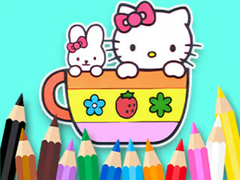 Παιχνίδι Coloring Book: Kitty Cup