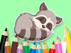 Παιχνίδι Coloring Book: Baby Raccoon