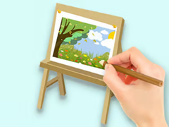 Παιχνίδι Coloring Book: Paysage Drawing Board