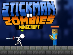 Παιχνίδι Stickman vs Zombies Minecraft