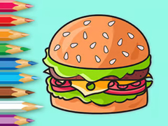 Παιχνίδι Coloring Book: Delicious Hamburger