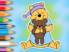 Παιχνίδι Coloring Book: Winnie With Toy Bear