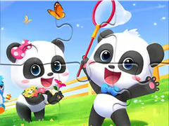 Παιχνίδι Jigsaw Puzzle: Baby Panda Spring Outing