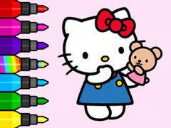 Παιχνίδι Coloring Book: Hello Kitty Teddy Bear