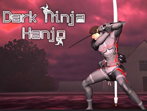 Σκοτεινό ninja hanjo.