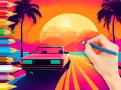 Παιχνίδι Coloring Book: Sunset Driving