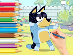 Παιχνίδι Coloring Book: Bluey And Bingo