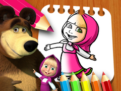 Παιχνίδι Masha & the Bear Coloring Book