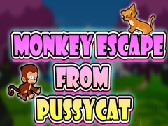 Παιχνίδι Monkey Escape from Pussy Cat