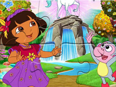 Παιχνίδι Jigsaw Puzzle: Dora Wonderland