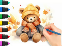 Παιχνίδι Coloring Book: Autumn Bear