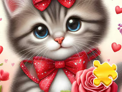 Παιχνίδι Jigsaw Puzzle: Rose Cat