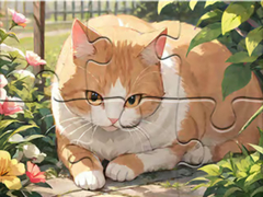 Παιχνίδι Jigsaw Puzzle: Cat Garden