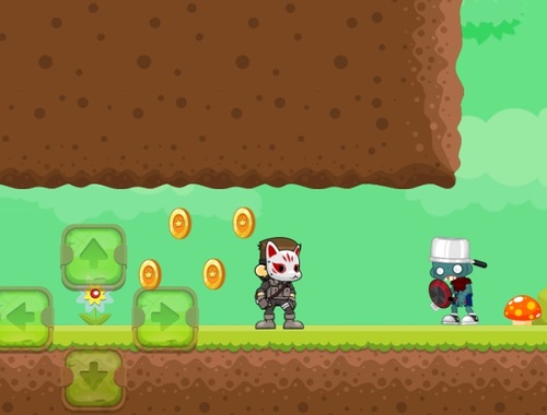 Ninja εναντίον Zombie Attack .