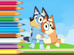 Παιχνίδι Coloring Book: Bluey And Bingo Holiday