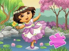 Παιχνίδι Jigsaw Puzzle: Dora Lake Dance