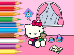 Παιχνίδι Coloring Book: Hello Kitty Rainy Day