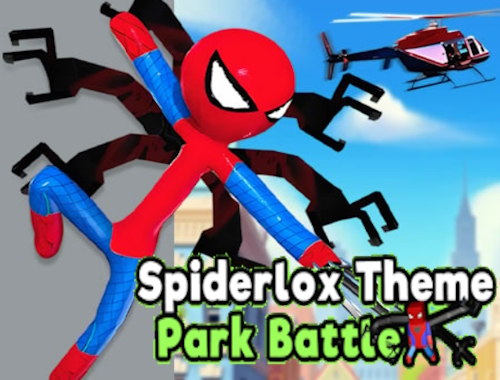 Μάχη στο θεματικό πάρκο Spiderlox .