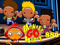 Παιχνίδι Monkey Go Happy Stage 880 New Monkeys On Block Theme