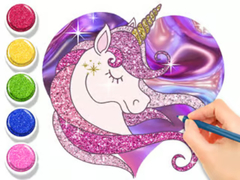 Παιχνίδι Coloring Book: Glowing Unicorn