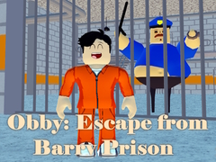 Παιχνίδι Obby: Escape from Barry Prison