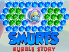 Παιχνίδι Smurfs Bubble Story