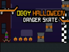 Παιχνίδι Obby Halloween Danger Skate