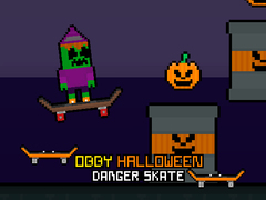 Παιχνίδι Obby Halloween Danger Skate