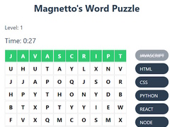 Παιχνίδι Magnetto's Word Puzzle