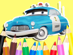 Παιχνίδι Coloring Book: Cars Sheriff